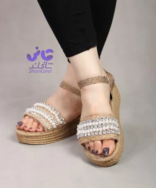 صندل تابستانه کنفی کد 2582