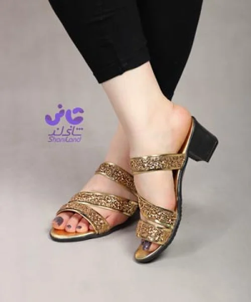 صندل پاشنه دار لمه کد 26377