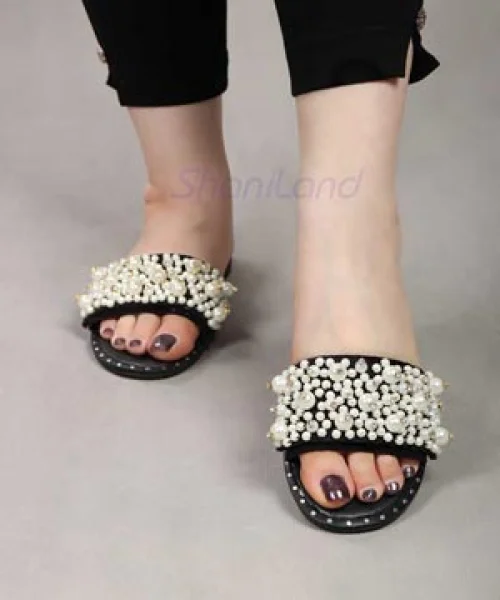 صندل روفرشی مرواریدی کد 26400