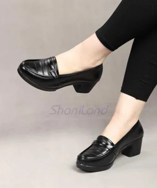 کفش پاشنه دار زیره طبی اداری کد 23328
