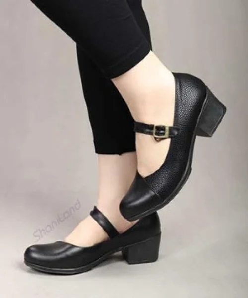 کفش پاشنه دار زیره طبی رکاب دار کد 23352