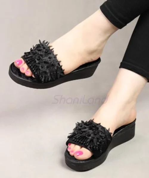صندل لژدار مدل شکوفه کد 26476