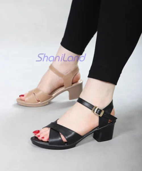 صندل تابستانی پاشنه دار طبی کد 25165