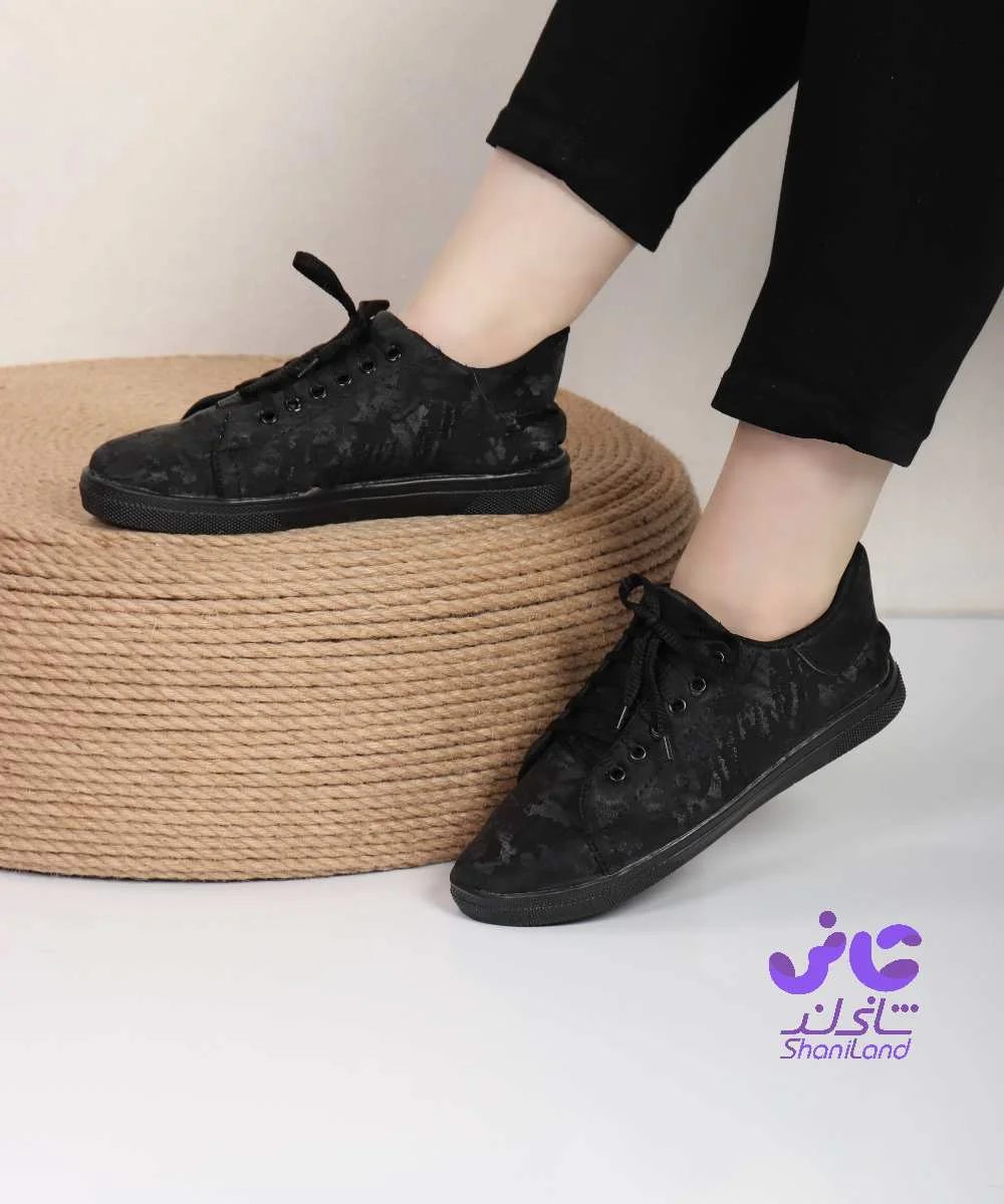 کتونی بندی طرح دار مدل تیام کد 24205