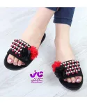 صندل گل دار مرواریدی کد 2655
