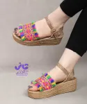 صندل تابستانه کنفی طرح سنتی 2579