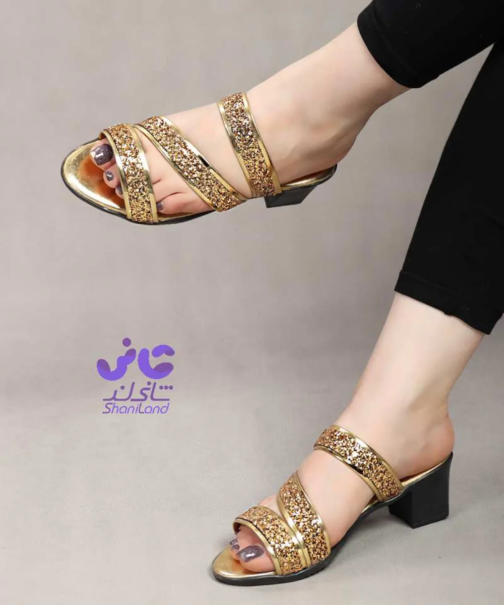 صندل پاشنه دار لمه کد 26377