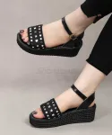 صندل تابستانه لژدار مدل آینه کاری کد 25104