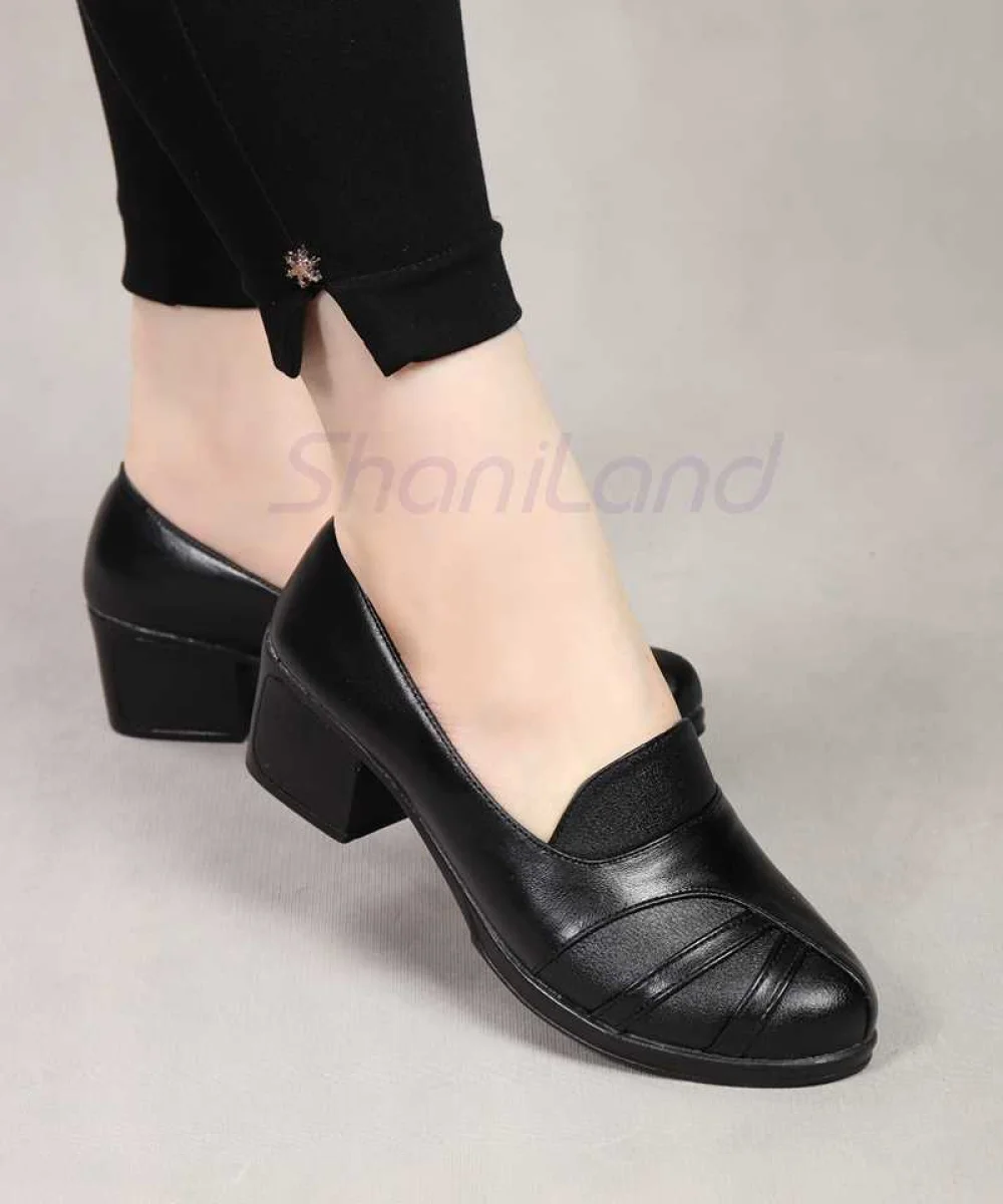 کفش پاشنه دار زیره طبی کد 23284