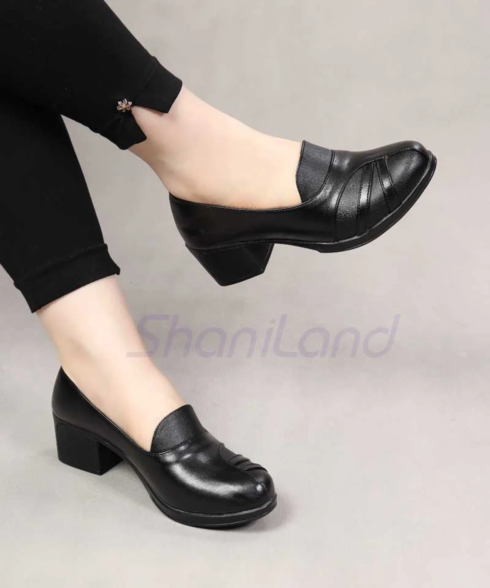 کفش پاشنه دار زیره طبی کد 23284