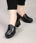 کفش پاشنه دار زیره طبی کد 23284