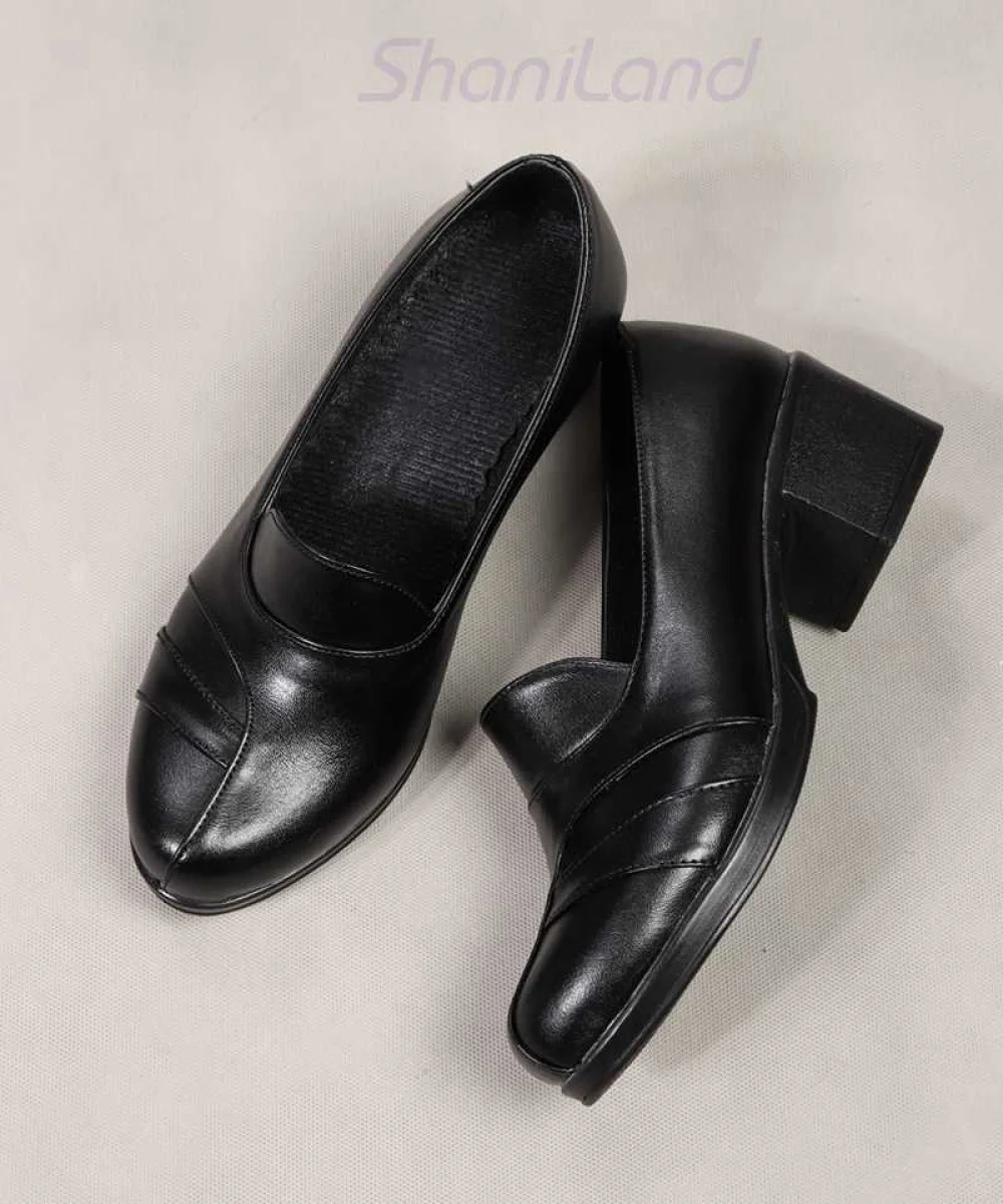 کفش پاشنه دار زیره طبی کد 23297
