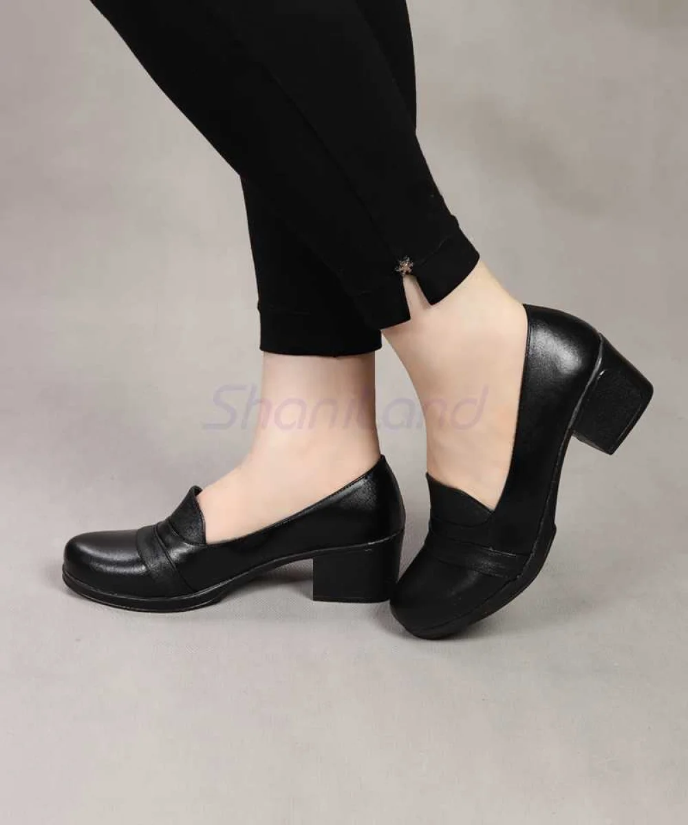 کفش پاشنه دار زیره طبی کد 23300
