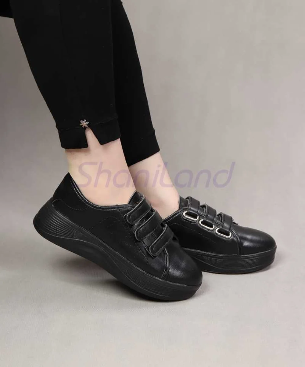 کتونی 3 چسبی لژدار کد 24238