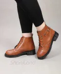 نیم بوت زنانه مدل بغل سگک کد 2174