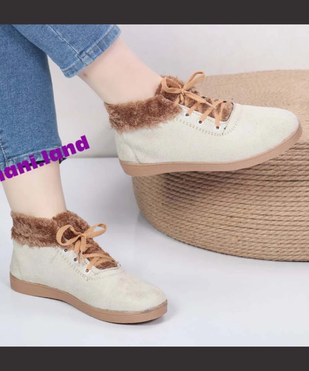 نیم بوت خز دار کد 2186