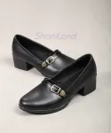 کفش پاشنه دار زیره طبی بغل سگک کد 23349