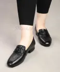 کفش لوفر پنی مدل سنگی کد 23367