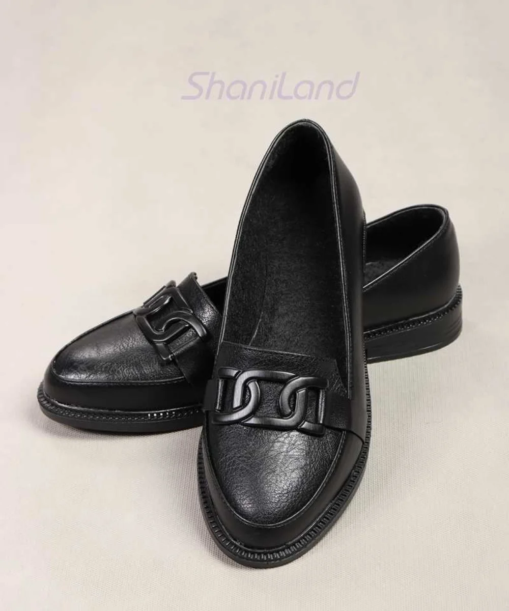 کالج چرم زنانه مدل یراق دار کد 23368