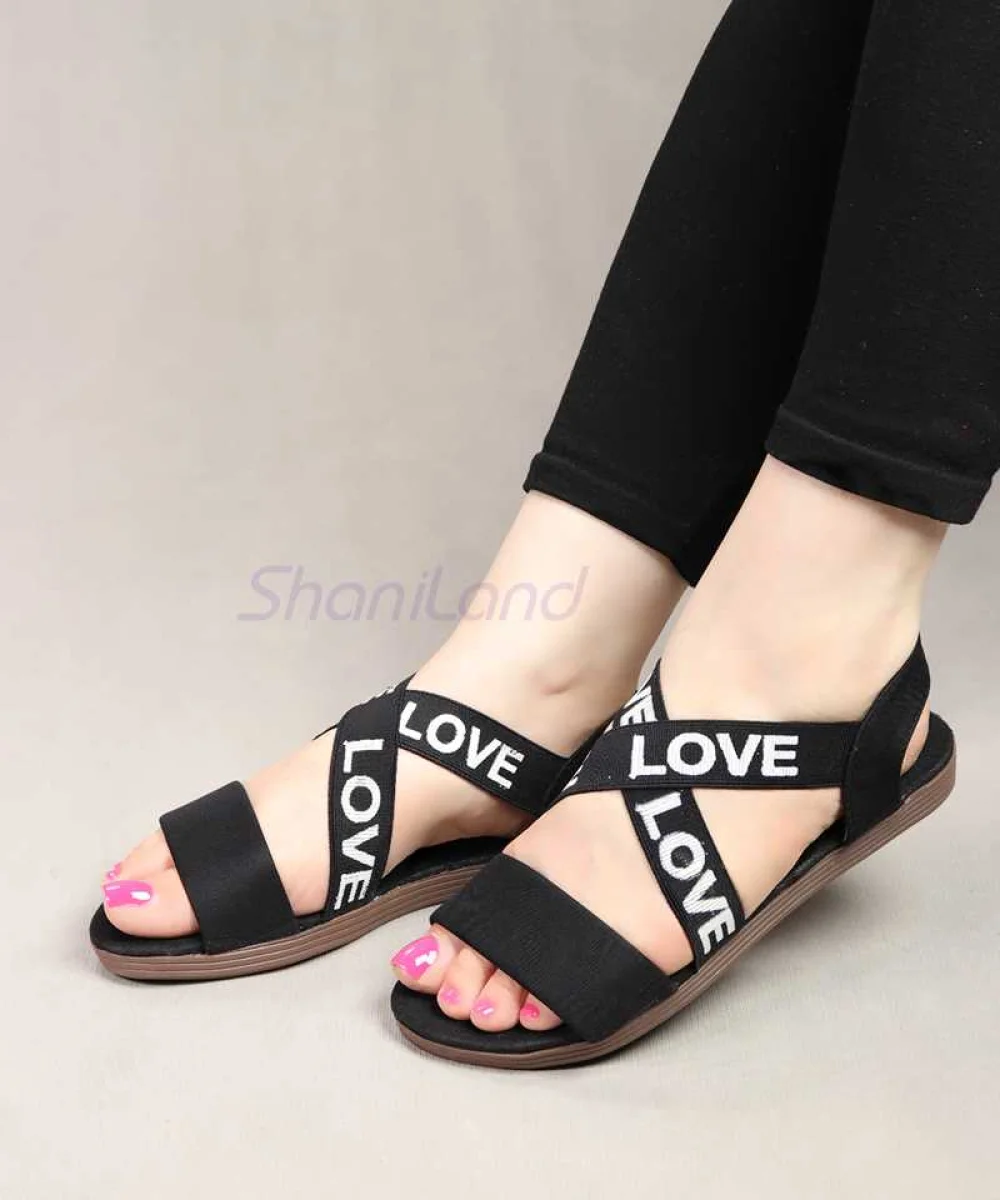 صندل زنانه تابستانی مدل love کد 25131