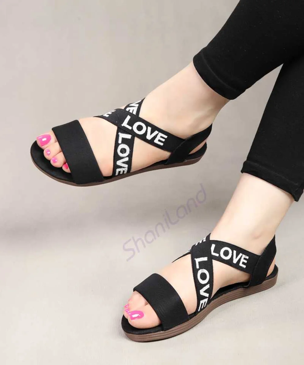 صندل زنانه تابستانی مدل love کد 25131