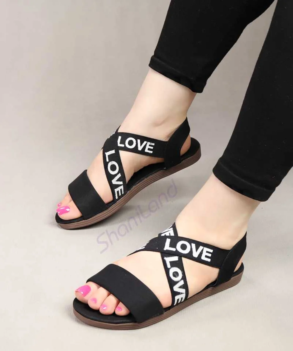 صندل زنانه تابستانی مدل love کد 25131