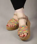 صندل تابستانه کنفی 25149