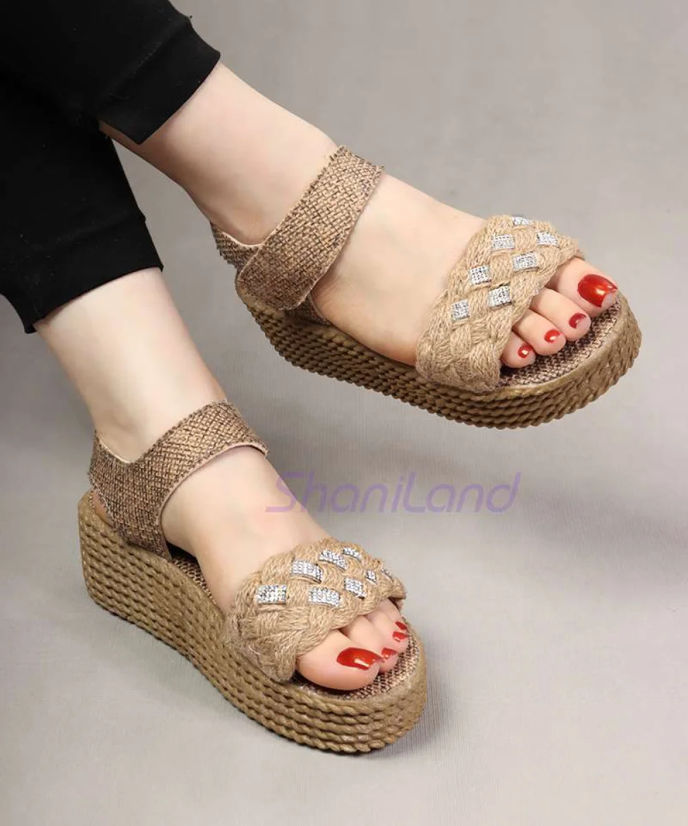 صندل تابستانه کنفی کد 25150