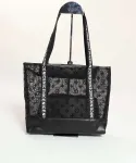 کیف دو تیکه توری طرح lv کد 16130