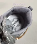 کتونی بند زنجیر دار نگینی کد 24291