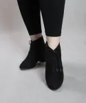 نیم بوت پاشنه دار بغل زیپ کد 2119