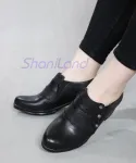کفش طبی بغل کش مدل نگینی کد 2250