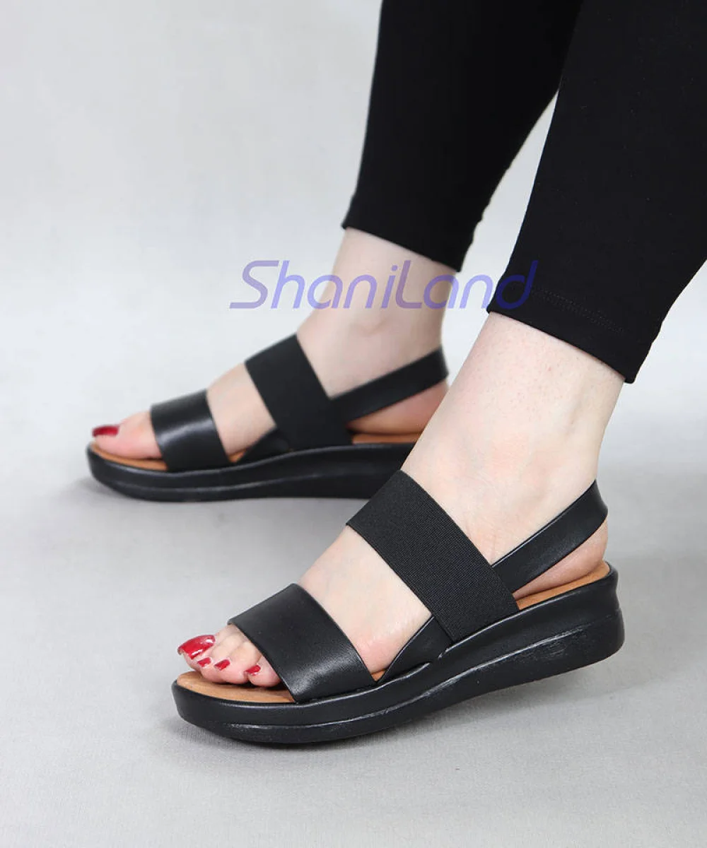 صندل تابستانه طبی چرمی کد 25162