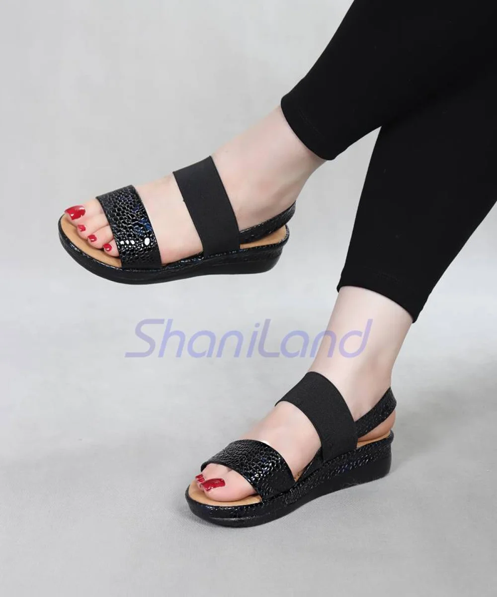 صندل تابستانی طبی طرح پوست ماری کد 25163