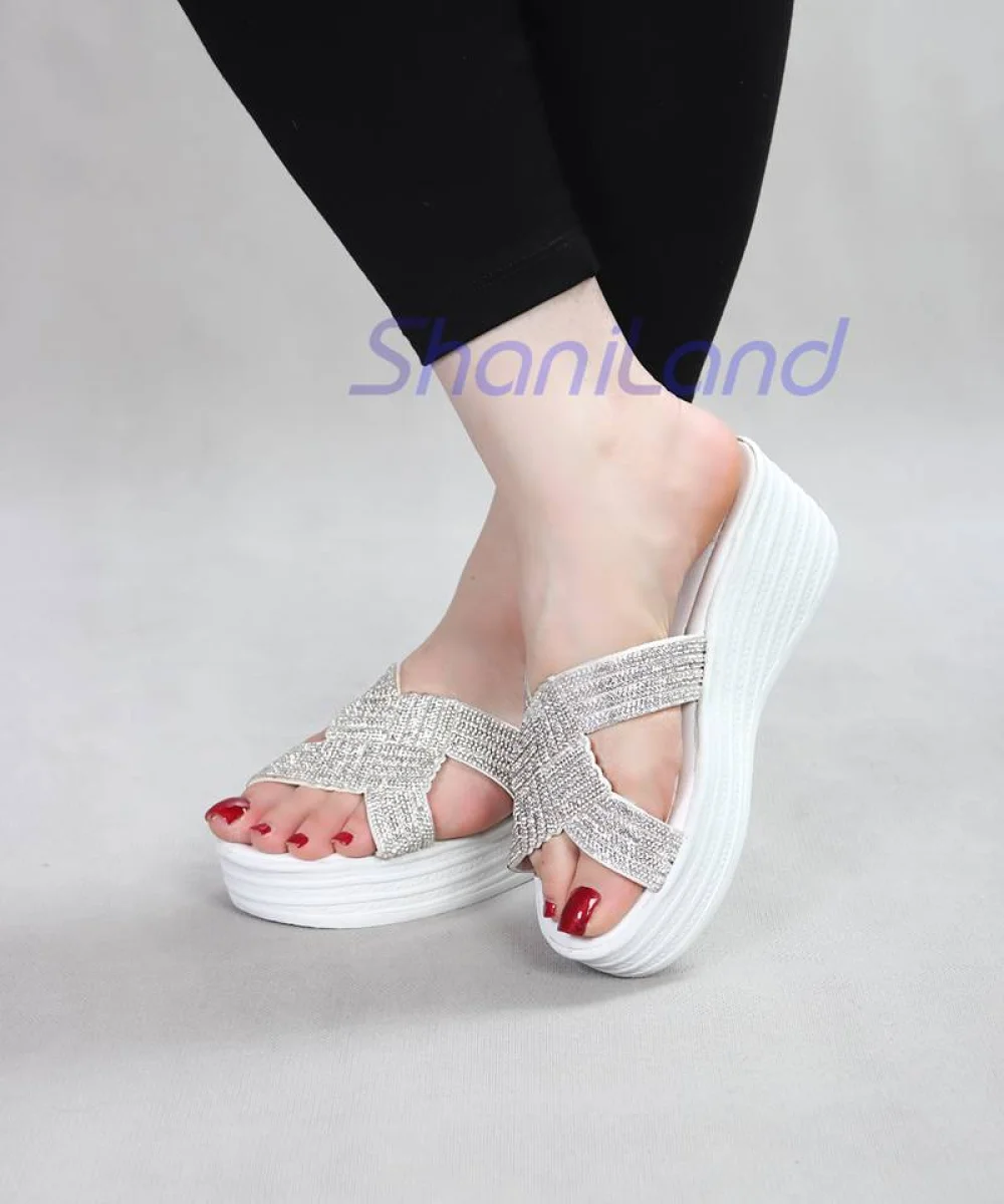 صندل لژدار مجلسی نگین دار کد 22543