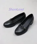 کفش کالجی پاشنه دار بغل سگک کد 23522