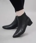 نیم بوت پاشنه دار زنانه کد 21129
