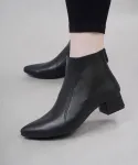 نیم بوت پاشنه دار زنانه کد 21129