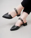 کفش پاشنه دار ۲ حالته کد 25198