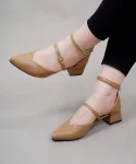 کفش زنانه 2 بندی کد 2262
