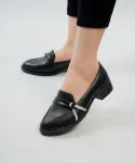 کفش کالجی زنانه نگین دار کد 23667