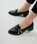 کفش کالجی زنانه نگین دار کد 23667