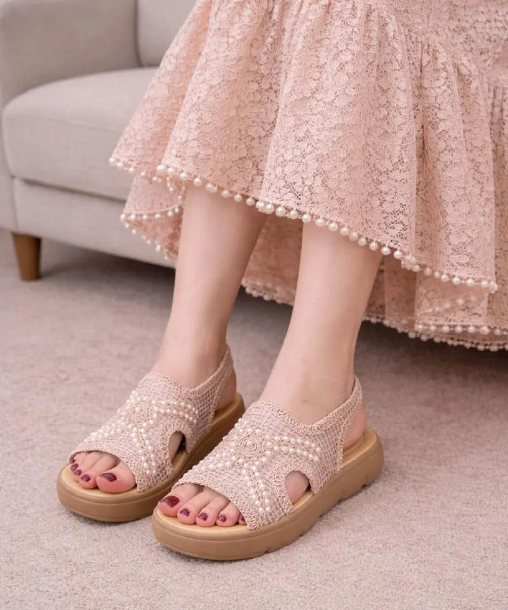صندل گیپوری مرواریدی کد R25173
