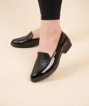 کفش کالج زنانه ورنی کد 23703
