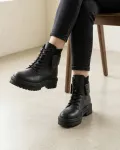 نیم بوت طرح تیمبرلند دورکش زنانه کد 2162