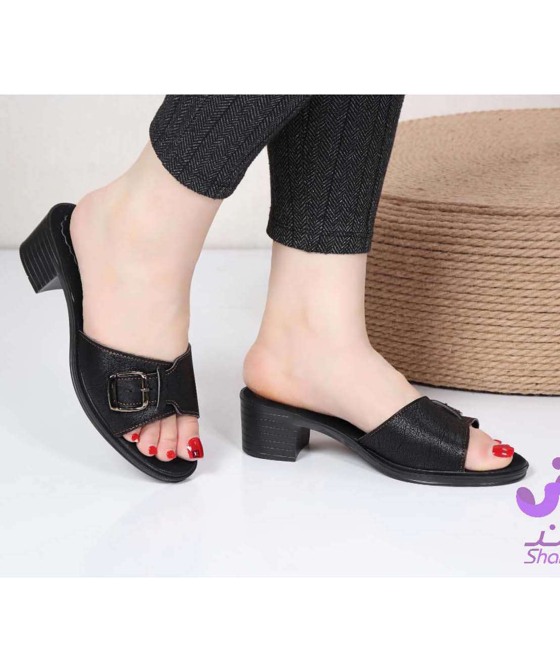 صندل سگک دار پاشنه دار کد 21266