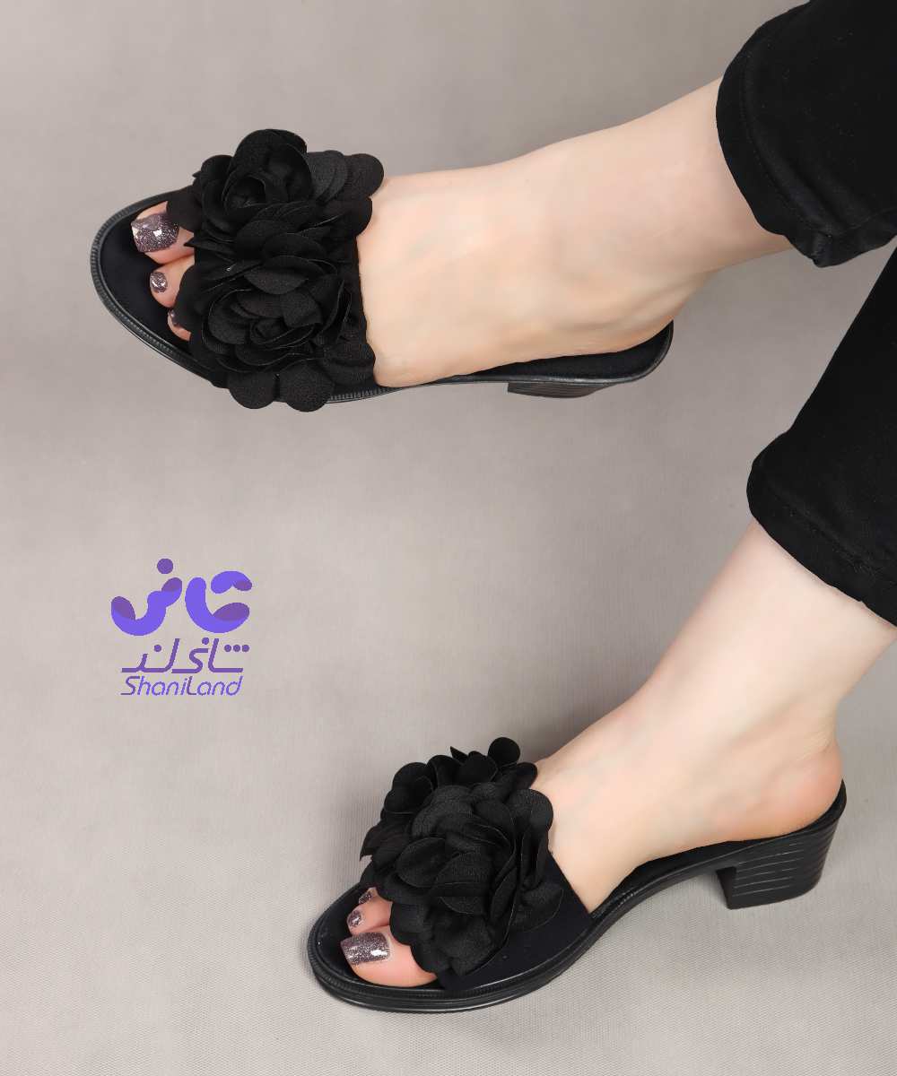 صندل 2 گل پاشنه دار 2634