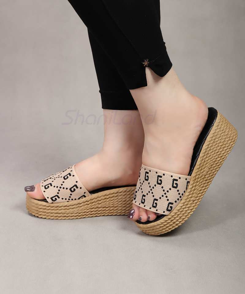 صندل لژدار بافت طرح گوچی کد 26390