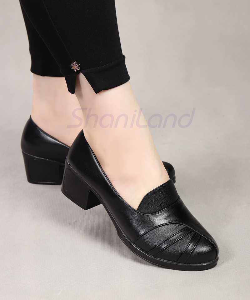کفش پاشنه دار زیره طبی کد 23284