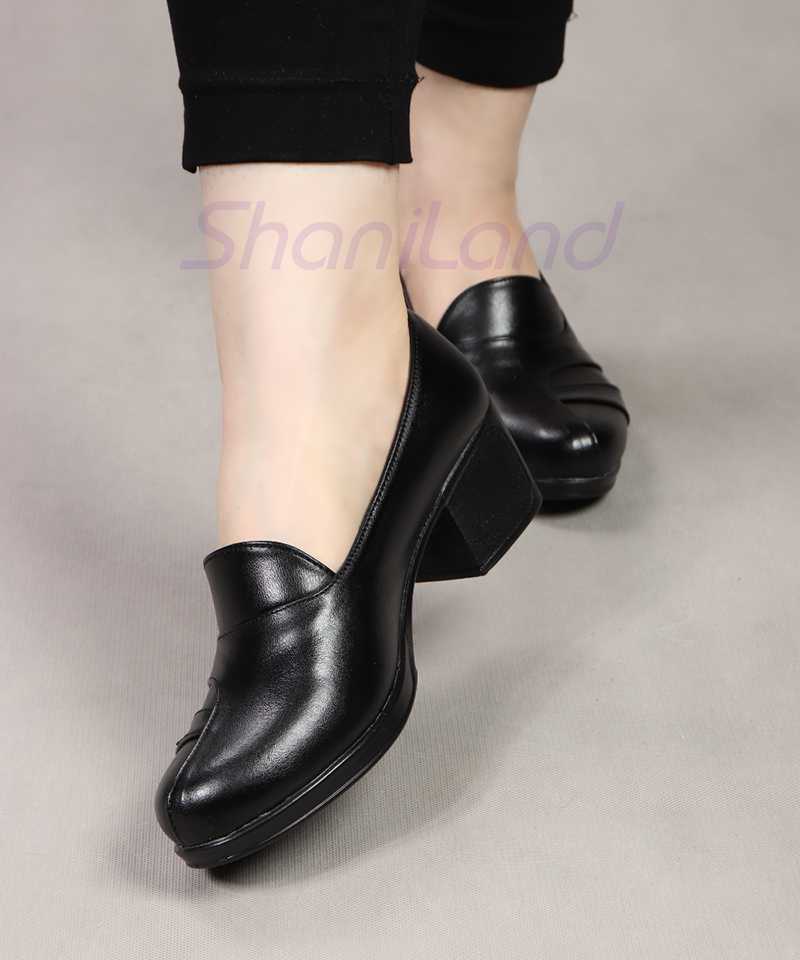 کفش پاشنه دار زیره طبی کد 23297